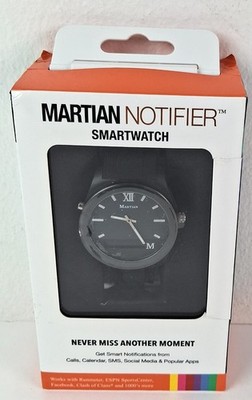 Martin Watches Notifier Smartwatch Smart Notifications & Voice Command NEW