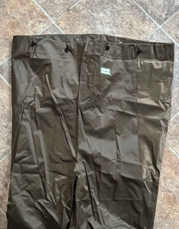 New L.L. BEAN Chest Waders Fly Fishing Boot Foot Men’s XL Overalls Vintage USA - Image 4 of 4