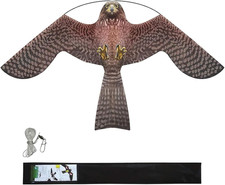 Bird Scarer Flying Kite Crops Farm Flying Bird Hawk Flying Kite, Only Red Kite
