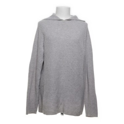 Soft Goat, Kapuzenpullover, Größe: M, Grau, Kaschmir, Einfarbig #L6e