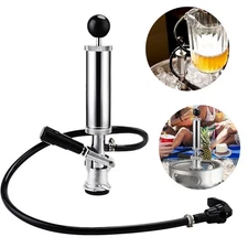 4inch Beer Keg Pump Keg Tap D System Keg Party Pump with Beer Line Faucet