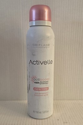 Oriflame Sweden Activelle EVEN TONE 48-Hour Anti-Perspirant Deodorant Spray 5 OZ