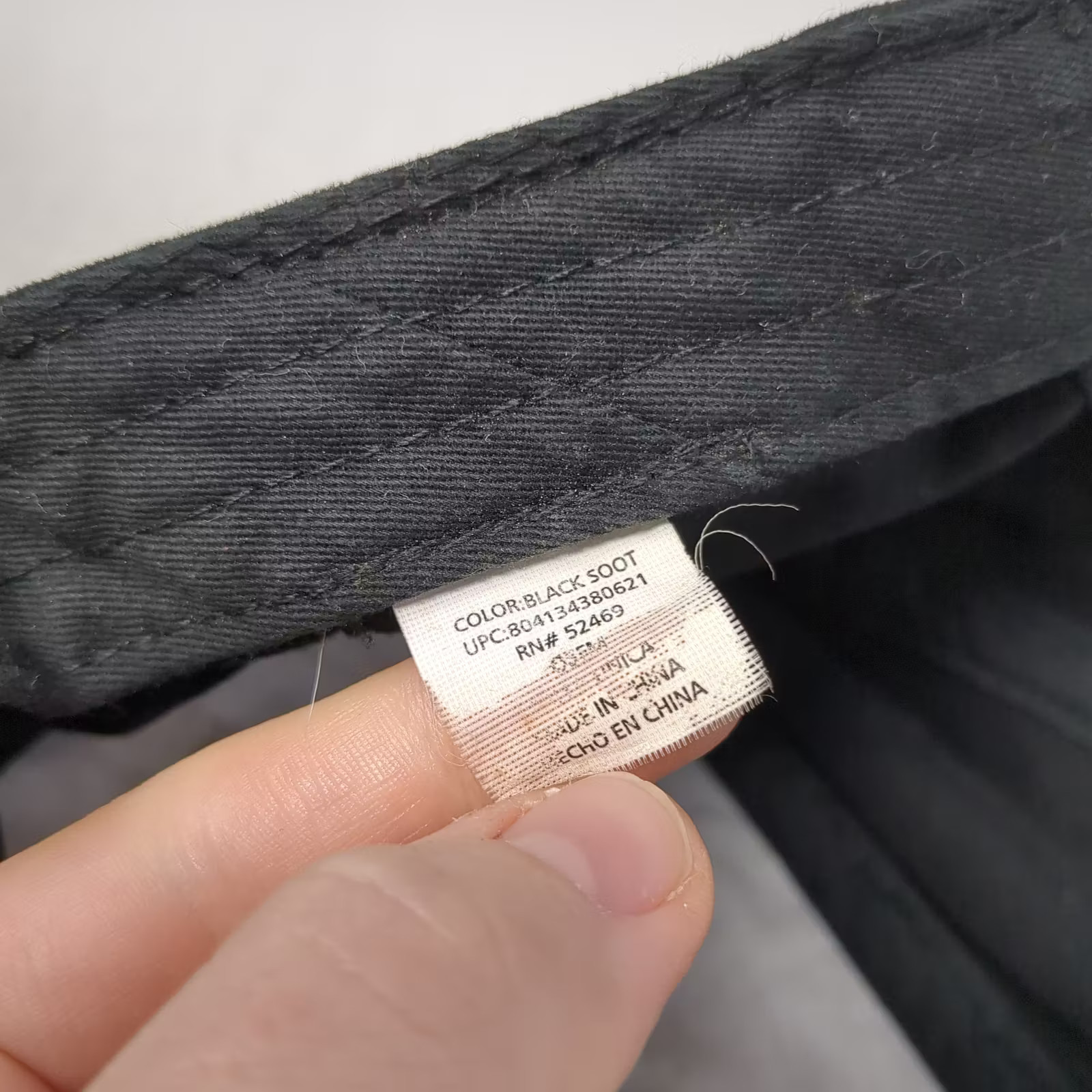 Baseball Cap Black OS Hat Solid Plain Adjustable … - image 9