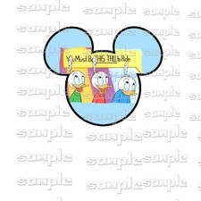 Disney THIS TALL TO RIDE nnb Premade Scrapbook Page Paper Piece die cut