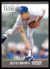 Kevin Brown 1991 Ultra #347 Texas Rangers MLB READ FREE SHIPPING AutographDen