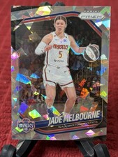 Jade Melbourne Silver Cracked Ice 2025 Panini Prizm WNBA #128 Washington Mystics