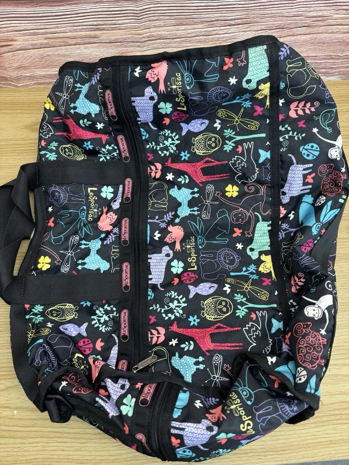   Bolso de Pañales para Bebé LeSportsac Ryan Multicolor a Rayas Nylon  Foto 3 de 4