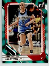 Hailey Van Lith 2026 Donruss WNBA Teal Laser 16 #/199 Connecticut Sun