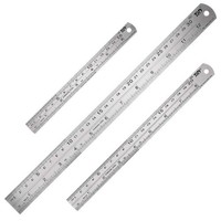 Edelstahl Metall Lineal Set 3 StüCk 15Cm 20Cm 30Cm Doppelseitig PräZise Messung