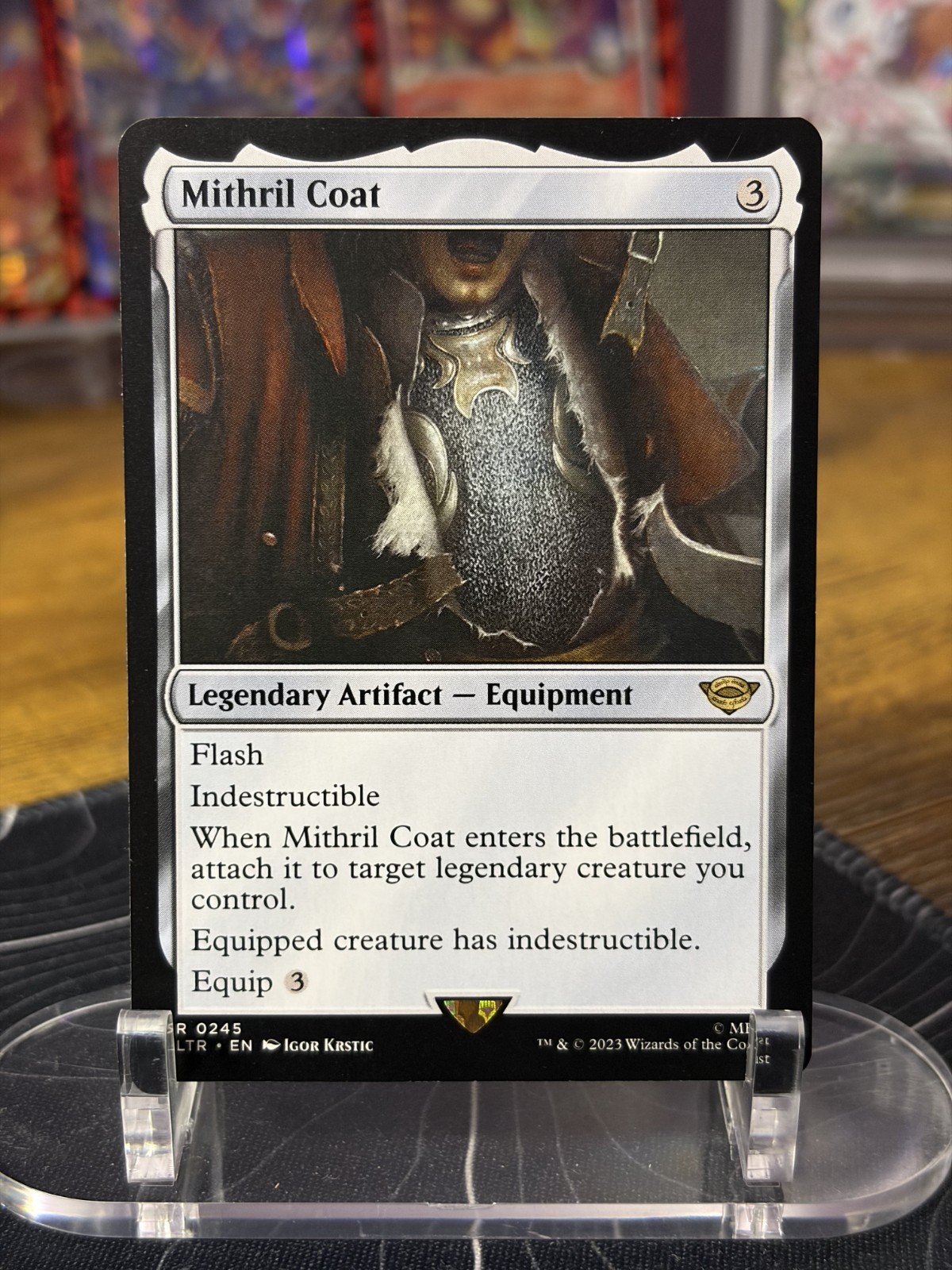 MTG Mithril Coat 245 NM Rare Lord of the Rings LTR Magic The Gathering Card