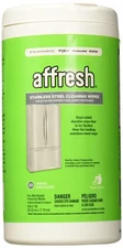 Affresh Stainless Steel Wipes, 28 Wipes | Dual Sided Durable Wipe, For Use On