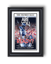 2025 Ole Miss Rebels First CFP Appearance – Are You Ready? Framed Newspaper | Re