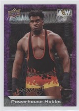 2022 Upper Deck AEW All Elite Wrestling Purple Pyro 58/199 Powerhouse Hobbs 11q6