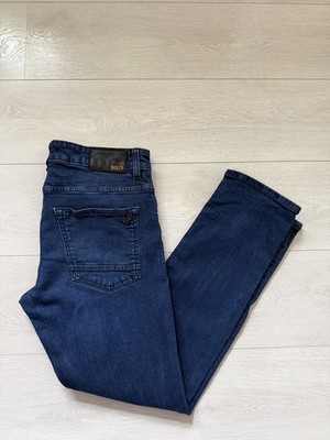 Hugo Boss Orange Delaware Jeans Hose Gr. 33/30 Slim Fit Blau Denim Jeanshose