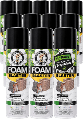 #ad Foam Blaster AC Coil Cleaner Foam Spray HVAC Coil Cleaner for AC Unit Profes $183.49