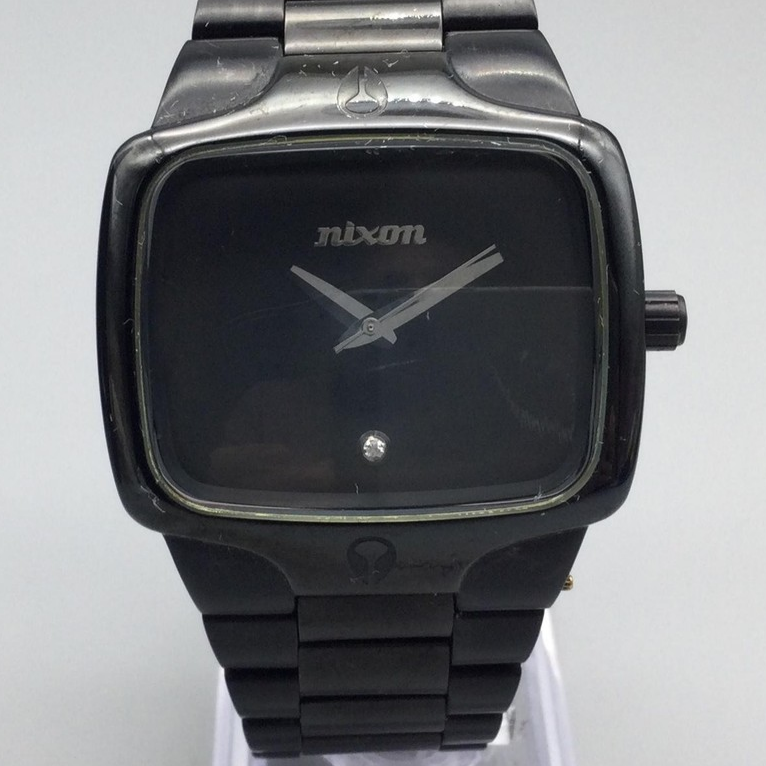 Nixon The Player Watch Mens Black Stainless Steel 40mm 100M New 