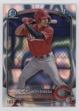 2025 Bowman Chrome Prospects Lava Refractor /399 Esmith Pineda #BCP-37