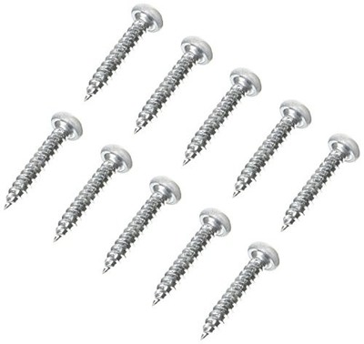 AP Products 012-PSQ500W 8X1 1'' Square Recessed Pan Head Screw, (Pack of 500)