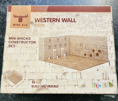 Wise Elk Western Wall Base Mini Bricks Constructor Set 620 pc. Sealed Box NEW!