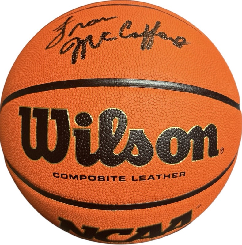 Iowa Hawkeyes Fran McCaffrey Signed NCAA Basketball Beckett Certified