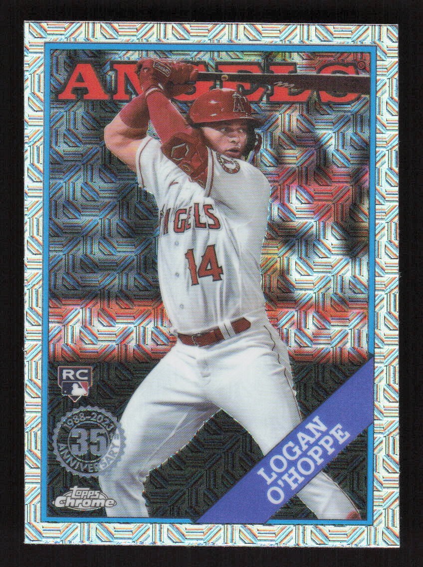 2023 Topps Series 2 - 1988 Topps Chrome Silver Pack Mojo #2T88C-36 Logan O'Hoppe