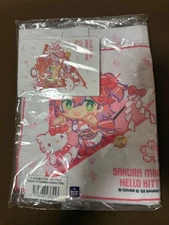 Hololive Sanrio Sakura Miko Hello Kitty Set Acrylic Stand Tote Bag Hand Towel