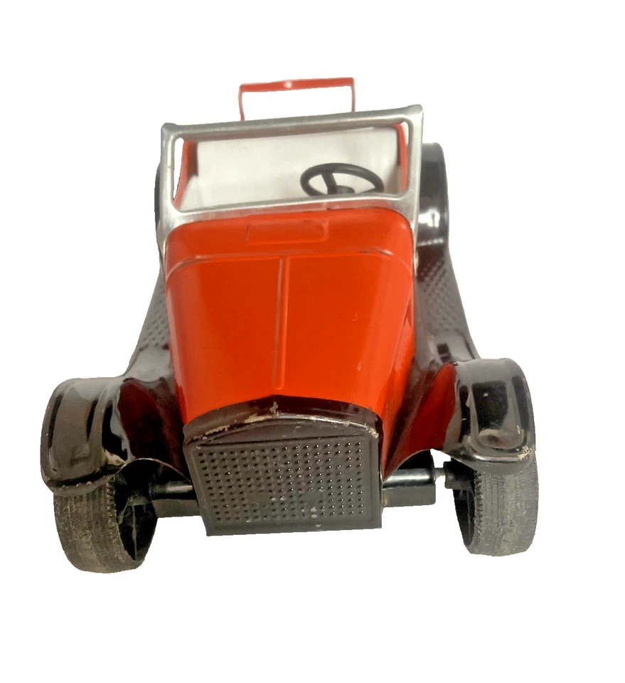 De colección NYLINT HOT ROD JALOPY Naranja y Negro Acero Prensado Años 50 Años 60 Foto 2 de 4