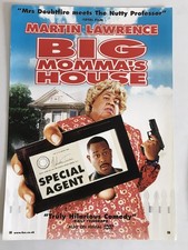 Big Momma,s House. Martin Lawrence. Original UK Video Shop Poster.