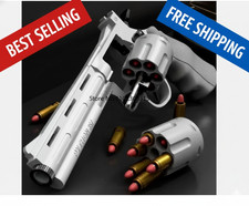 ZP5 357 Toy Revolver Automatic Launcher Continuous Firing Play Gun