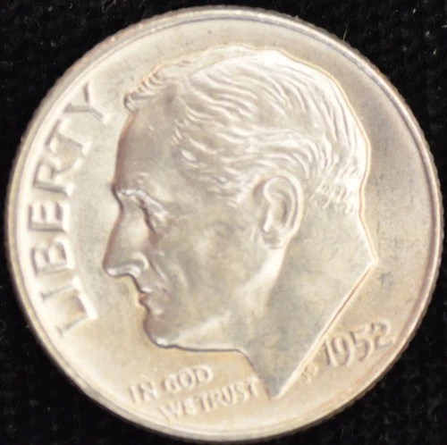 1952-D Roosevelt Dime — photo from another recent sale