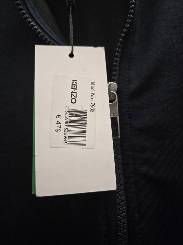 Chaqueta Bomber Kenzo Paris Tiger Bordada Tejida Negra Para Mujer 2XL Blanco Rosa Teal Foto 3 de 4