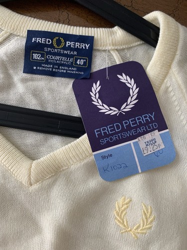 Fred Perry, Vintage 80's MENS FRED PERRY JUMPER (S)