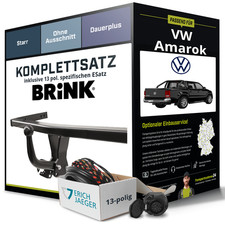 Anhängerkupplung BRINK starr für VW Amarok +E-Satz AHK