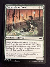 1x Springbloom Druid (181) Modern Horizons LP MTG Magic the Gathering x1 MKE