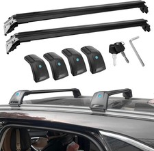Fits For Nissan Kicks 2024 2025 Roof Cross Bar Curt Roof Rack Cross Rails Black