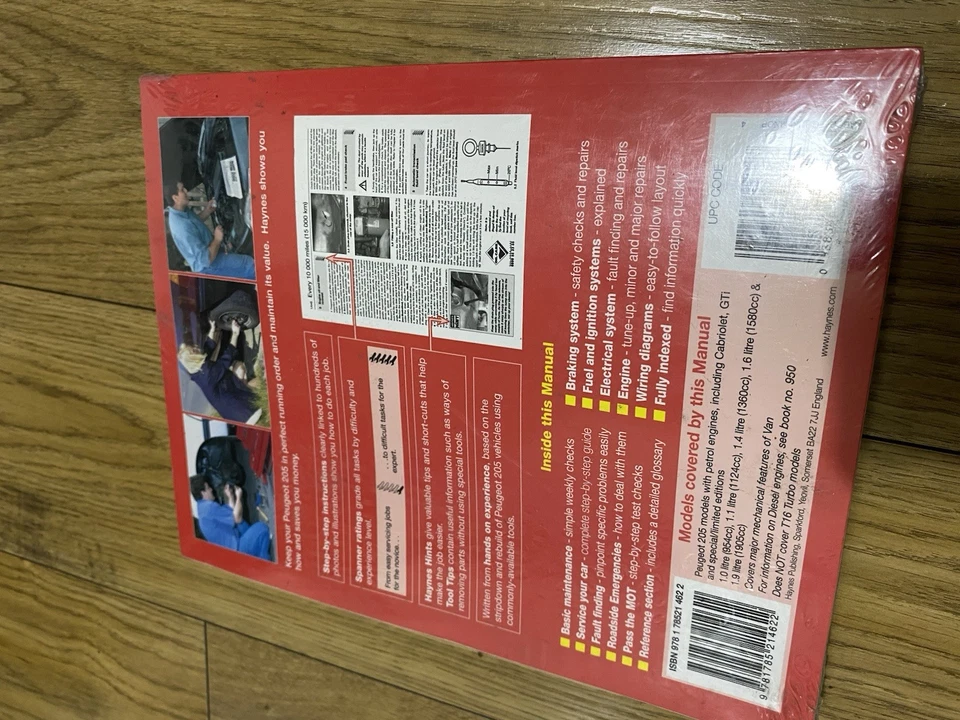 Peugeot 205 Petrol (1983-1997) Haynes Repair Manual - Image 2 of 3