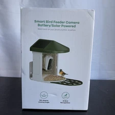 Smart Bird Feeder with Camera - Battery/Solar Powered AI Bird Recognition - NEW