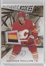 2021-22 SP Game Used Gold Premium Memorabilia 18/25 Matthew Phillips #199 11uw
