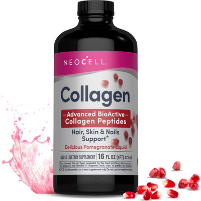 Neocell Liquid Collagen, Skin, Hair, Nails and Joints Supplement, Includes Fruit
