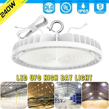 240W UFO Led High Bay Light Commercial Warehouse Factory Lighting Fixture 5000K