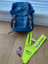 Deuter Schmusebär Kinderrucksack Blau + Zube...