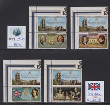 WC1_25185.BRITISH COL: AITUTAKI. 1977 QEII SILVER JUBILEE set. Sc.148-151. MNH