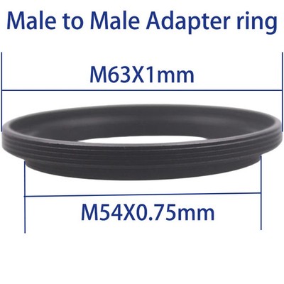 M54 To M63 M54x0.75mm To M63x1mm Astronomical Telescope Thread Ring Adapter