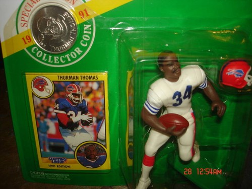 Thurman Thomas 1991 Starting Line-Up Kenner SLU Figure-Buffalo Bills RB-New! - 第 3/7 張圖片