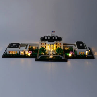 GEAMENT LED Licht Set Für 21054 LEGO Architecture The White House Kit