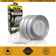 Alien Tape 10 ft. Multi-Surface Tape Reusable Double Sided , 3-Pack