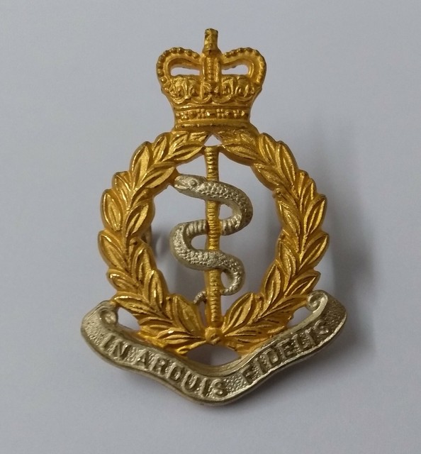 Vintage RAMC Hat Badge British Army Issue Royal Army Medical Corps Old Pattern Vintage RAMC Hat Badge British Army Issue Royal Army Medical Corps Old Pattern
