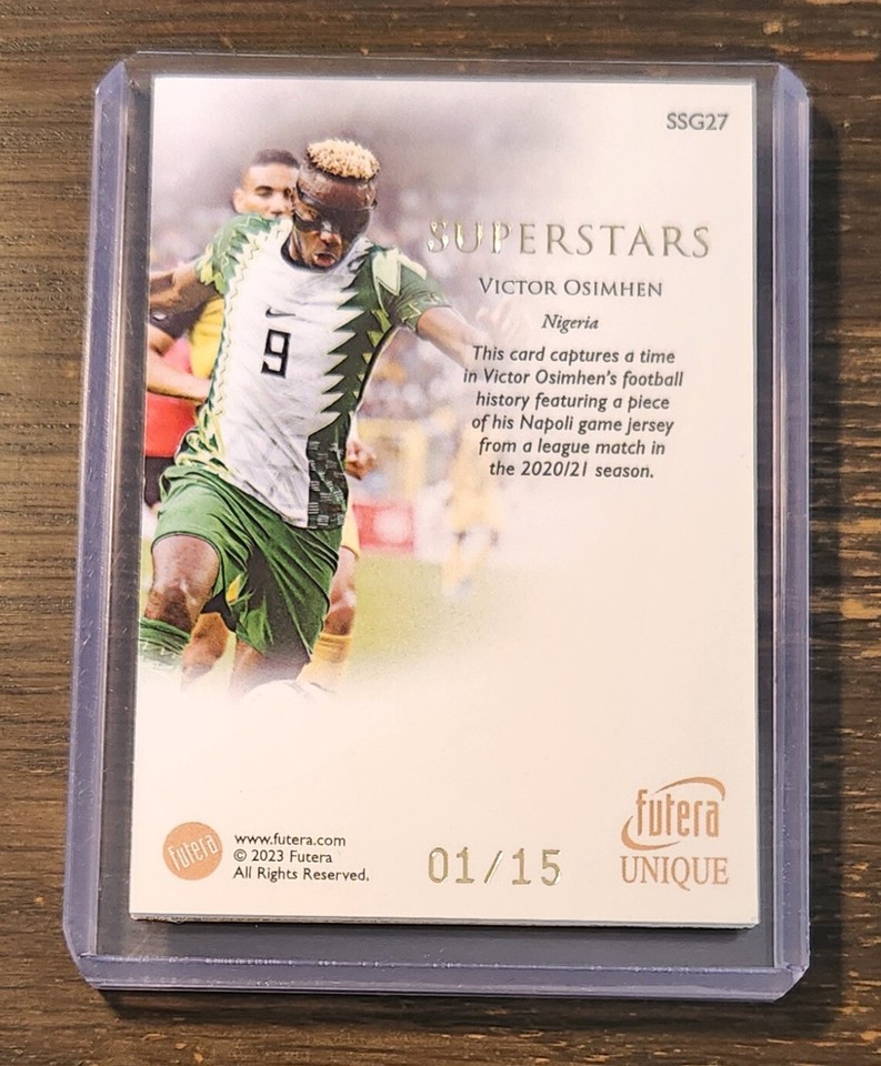 Carte à Collectionner FUTERA UNIQUE - Manuel Neuer 2023, Patch Match Porté, Numérotée /24