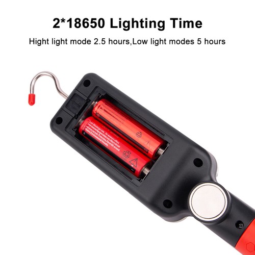 Power 100W Work Light Floodlight USB Rechargeable LED Flashlight 18650 Magnet - Picture 5 of 12