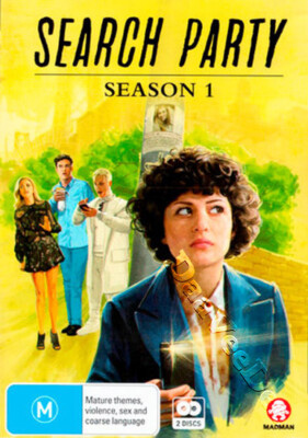 Search Party - Season 1 NEW PAL Cult 2-DVD Set Alia Shawkat